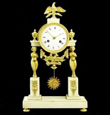 Pendule horloge bronze d'occasion  Lusigny-sur-Barse