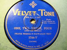 1928 Hawaiian Slide GUITAR Frank FERERA TRIO One Two Tree Four VELVET TONE 1744 comprar usado  Enviando para Brazil