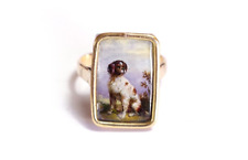 Bague portrait chien d'occasion  Paris IV