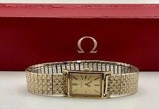Tanque de coquetel feminino Omega Cal.484 folheado a ouro manual 16 mm caixa década de 1960 511.163 comprar usado  Enviando para Brazil