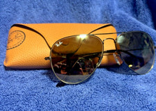 Óculos de sol Ray Ban aviador RB3026 62mm armação Gunmetal lente marrom gradiente, usado comprar usado  Enviando para Brazil