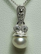 Silver cubic zirconia for sale  LONDON