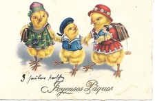 Cpa poussins humanises d'occasion  Rosheim
