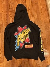 Moletom com capuz XL AMOEBA MUSIC X NiceKicks COLLAB. Logotipo grande/frente bordada comprar usado  Enviando para Brazil