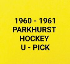 1960 parkhurst hockey d'occasion  Expédié en Belgium
