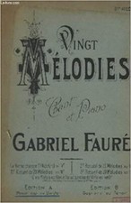 Melodies chant piano d'occasion  France