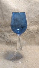 Blown glass goblet for sale  Newton