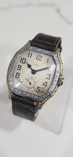 Usado, 1929 Antigo Relógio Masculino Elgin Tivoli Art Deco Grau 464 15j 3/0 Dois Tons 34mm  comprar usado  Enviando para Brazil