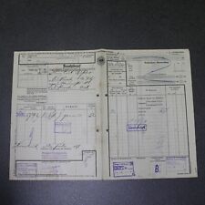 Alter frachtbrief reichsbahn gebraucht kaufen  Pirna, Dohma, Struppen