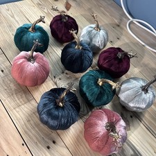 Velvet halloween pumpkins for sale  Exmore