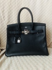 Hermes birkin black for sale  LONDON