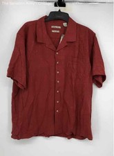 Camisa masculina Batik Bay gola de seda borgonha manga curta abotoada tamanho grande 3X comprar usado Camisa masculina Batik Bay gola de seda borgonha manga curta abotoada tamanho grande 3X comprar usado  Enviando para Brazil