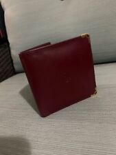 Autêntica Carteira Bifold Masculina de Couro Bordeaux Must de Cartier!, usado comprar usado  Enviando para Brazil