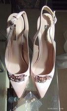 Escarpins sandales satin d'occasion  Paris XVII