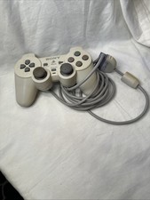 Controle analógico Sony PS PS1 One duplo choque branco [SCPH-110] testado usado nos EUA comprar usado  Enviando para Brazil