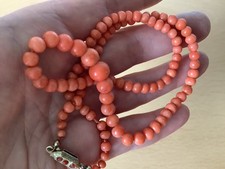 Antike korallenkette alte gebraucht kaufen  Berlin