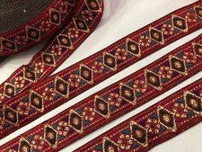Jacquard sari bordüre gebraucht kaufen  Passau