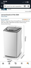 Portable spin dryer for sale  HAWES