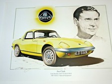 Print jim clark for sale  BOURNEMOUTH