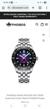 Phoibos wavemaster gmt for sale  COVENTRY