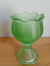Green glass lotus for sale  WATERLOOVILLE