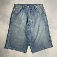 Short denim pelle d'occasion  Expédié en France