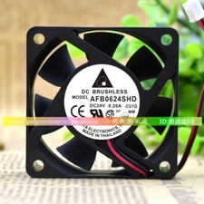 1 peça Delta 6020 6CM AFB0624SHD 24V 0.20A 2 fios ventilador conversor bola dupla, usado comprar usado  Enviando para Brazil