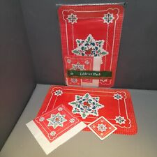 Vintage christmas tableset for sale  NELSON