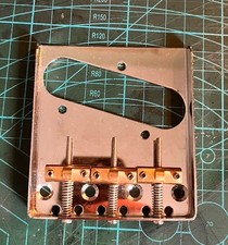 Telecaster bridge brass for sale  WARRINGTON