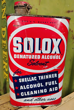 Vtg solox tin for sale  Las Vegas