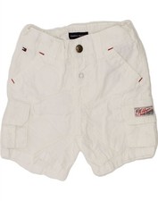 Bermuda cargo Tommy Hilfiger bebê meninos 3-6 meses W18 algodão branco BW44 comprar usado  Enviando para Brazil