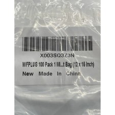 WFPLUS 100 sacos poli transparentes 12x16 polegadas 1 mil de espessura armazenamento de embalagens plásticas  comprar usado  Enviando para Brazil
