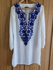 Women white embroidered for sale  BROMLEY
