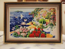 Serigrafia tela 54x84 usato  Roma