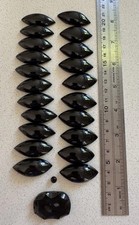 Vintage black glass for sale  LONDON