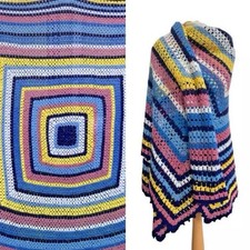 Vintage crochet blanket for sale  YATELEY