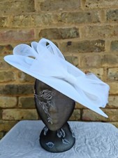 White large fascinator for sale  HIGH WYCOMBE
