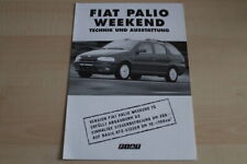 95369) Fiat Palio Weekend - technische Daten & Ausstattungen - Prospekt 03/1998, usado comprar usado  Enviando para Brazil