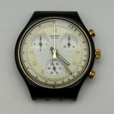 37,1 mm Vintage 1992 Swatch Lodge SCB111 Relógio Cronógrafo PEÇAS NÃO TESTADAS REPARO comprar usado  Enviando para Brazil