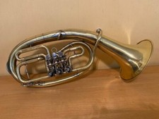 Alto Wind Bronze Alt Horn Instrumento Musical URSS Soviético Antigo 3 Válvulas Vintage Raro comprar usado  Enviando para Brazil