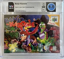 Usado, Banjo-Kazooie N64 1998 Selado Wata 8.5 A+ Pacote Rumble Voltado para a Direita 1ª IMPRESSÃO! comprar usado  Enviando para Brazil
