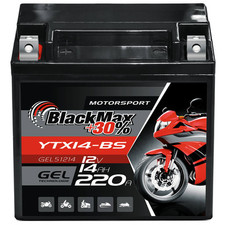 Blackmax ytx14 motorradbatteri gebraucht kaufen  Dinklage