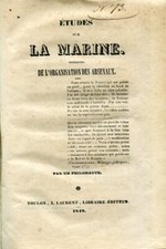études sur marine. usato  Italia