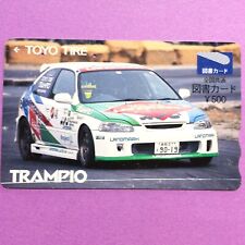 HONDA Civic EK TRAMPIO TOYO PNEU Cartão de Livro Pré-Pago JDM Carro Japonês comprar usado  Enviando para Brazil