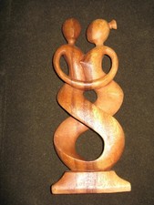 Holz figur abstrakt gebraucht kaufen  Berlin