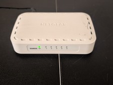 Switch Gigabit Ethernet Netgear GS605v5 5 Portas com Adaptador de Energia Testado Funcionando comprar usado  Enviando para Brazil