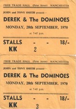 Derek dominoes ticket for sale  GAINSBOROUGH