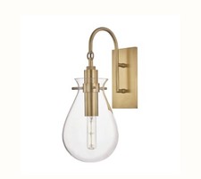 Aplique de pared Hudson Valley Lighting BKO100-AGB Ivy - 4W 1 LED - latón envejecido segunda mano  Embacar hacia Mexico