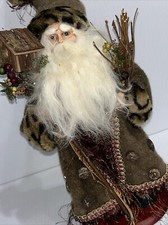 Boneco de Natal Papai Noel floresta em pé galhos carregando casa de pássaros/13b comprar usado  Enviando para Brazil