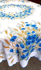 Tovaglia rotonda fiori usato  Italia
